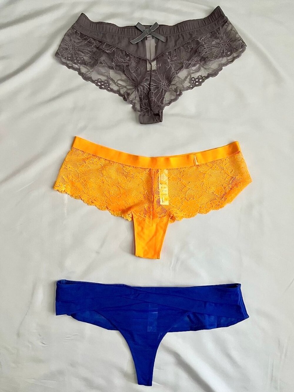 NWOT - ~$180 MSRP - French Designer Panties x3 - Chantelle & Chantal Thomass - M